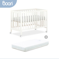 BOORI 婴儿拼接床 薏米白色+原装床垫