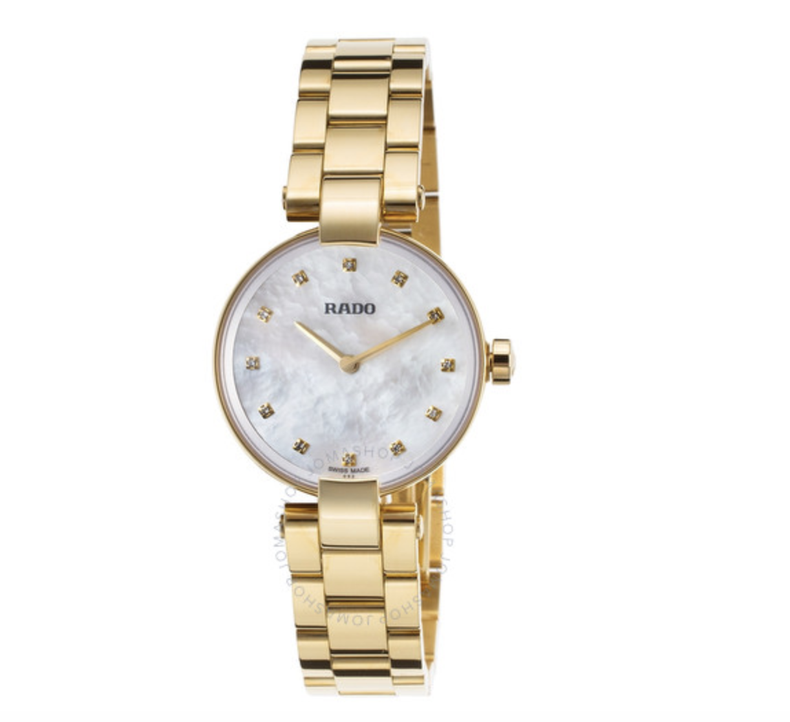 银联爆品日rado雷达coupole系列r22857923女士时装腕表