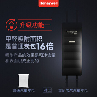 霍尼韦尔(Honeywell)活性炭除甲醛清除剂升级竹炭包新车除臭除异味空气净化车载背挂式碳包汽车除甲醛