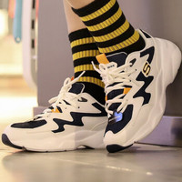 斯凯奇SKECHERS 女子 熊猫鞋 D’LITES系列时尚绑带运动鞋 休闲鞋 88888105/WBLY 37码 US7