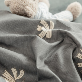 PLAYBOY 四件套纯棉水晶绒珊瑚绒四件套冬季保暖床上法兰绒床单被套 芬芳 1.5-1.8米床通用