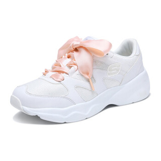 SKECHERS 斯凯奇 女子 LIFESTYLE系列 D’LITES系列绑带休闲鞋 88888162/WLPK 37码 US7