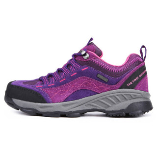 TFO 运动徒步低帮透气舒适减震户外登山鞋844556 女款深紫/浅紫色 38