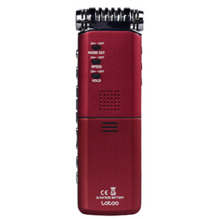 lotoo 乐图 LS-50录音笔 广播级音频高清 降噪 无损音乐采访机 黑色 16G