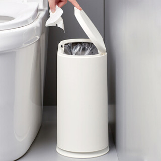 佳佰按压式垃圾桶卫生间大号有盖厕纸篓家用创意客厅厨房分类拉圾桶