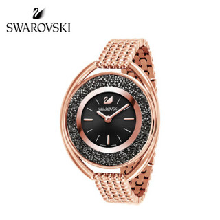 SWAROVSKI 施华洛世奇 CRYSTALLINE OVAL 腕表 女友礼物 玫瑰金色 5480507