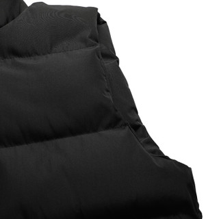 AEMAPE/美国苹果 棉马甲男外套2019秋冬季新款立领修身保暖坎肩无袖大码上衣 黑色 XL