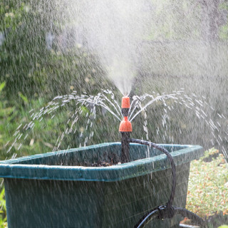 南水灌溉半自动浇花器家用懒人浇水神器雾化喷头微喷淋大面积滴灌系统 100米套装