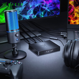 雷蛇 Razer 锯齿鲶高清版 游戏采集盒 4K 游戏视频采集盒 USB 3.0 HDMI 电竞 直播