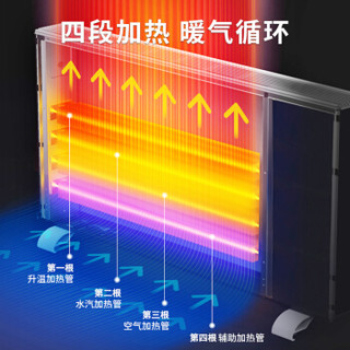 QG DBK240-E20S 对流式电暖器家用节能取暖器欧式快热炉浴室暖风机静音电暖气片2300W大功率