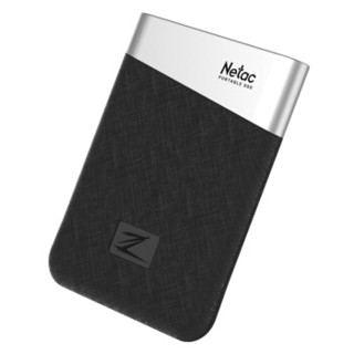 朗科（Netac）480GB Type-c USB3.1 移动硬盘 固态（PSSD） Z6系列  仅37g迷你便携防摔高速 单支装
