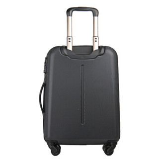 法国大使牌（Delsey）时尚简约拉杆箱20英寸旅行箱PC硬箱万向轮行李箱男女黑色002625