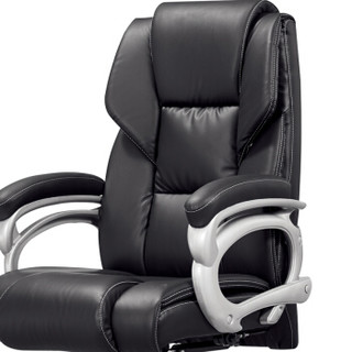 金海马/kinhom 电脑椅 办公椅 牛皮老板椅 人体工学椅子 HZ-6031黑