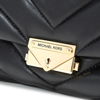 MICHAEL KORS 迈克·科尔斯 MK女包 CECE系列黑色皮革超小号单肩斜挎包 32T9G0EC1L BLACK