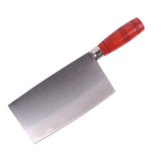 [整包] 王麻子加厚不锈钢菜刀斩切刀单刀DC46（3个装）