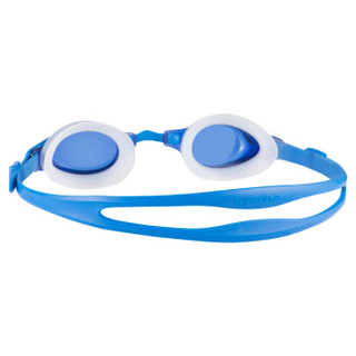 速比涛speedo 近视泳镜新款大框舒适游泳眼镜 男士女士游泳镜 高清防雾防水 蓝色350度 811321B975
