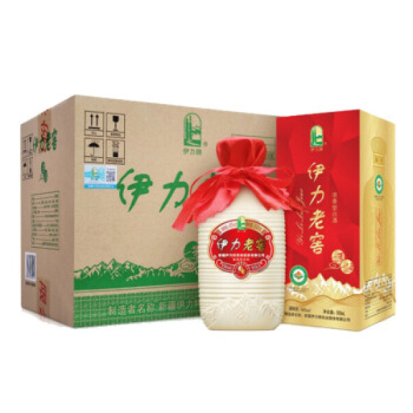 yilite 伊力特 伊力老窖 46%vol 浓香型白酒 500ml*6瓶 整箱装