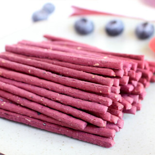 商品粗粮新语 全麦紫薯棒无添加蔗糖无油食品健身代餐休闲小零食140g