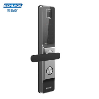 西勒奇（SCHLAGE） 指纹锁智能电子锁  C级锁芯家用防盗门密码锁手机APP开锁 Q6301彗星银