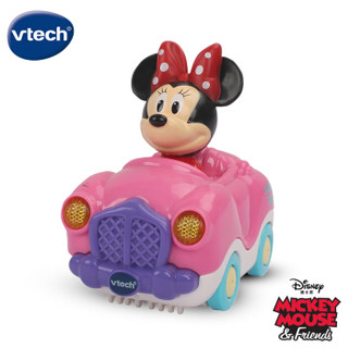 伟易达（Vtech）迪士尼米妮敞篷车 音乐轨道车玩具原声配音 声光互动小汽车可收藏