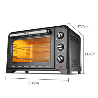 商品克鲁伯(krups)电烤箱 家用多功能烤箱33l ok464e80