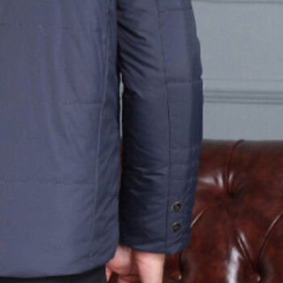 金盾（KIN DON）棉服 男2019冬季新款短款中老年休闲加厚棉袄保暖外套棉衣 QT5011-3618 藏青色 M