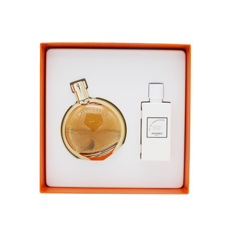 HERMÈS 爱马仕 橘彩星光 L'Ambre 琥珀版套装（淡香精 100ml+身体乳 80ml）