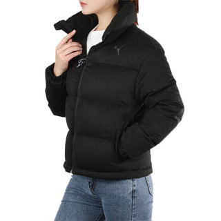 彪马 PUMA 女子 基础系列 480 Style Down Jacket 运动 羽绒外套 581612 01黑色 L码