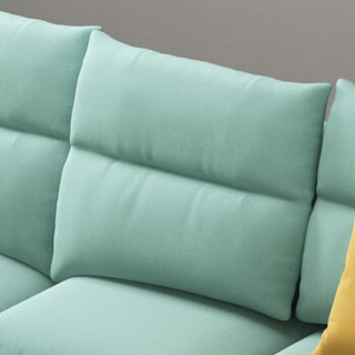 A家家具 沙发 个性网红多样组合布艺沙发 北欧简约小沙发（三色可选 留言客服）双扶手五人位 DB1576