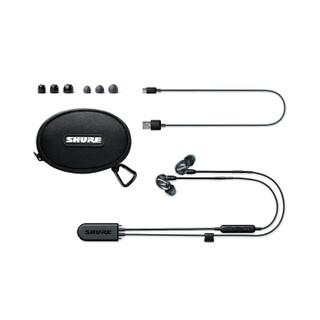 SHURE 舒尔 SE215-BT2 入耳式挂耳式蓝牙耳机 黑色