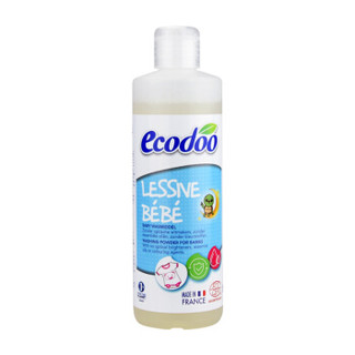 逸乐舒ecodoo法国进口婴幼儿衣物专用洗衣液欧盟有机柔护洗衣液250ml