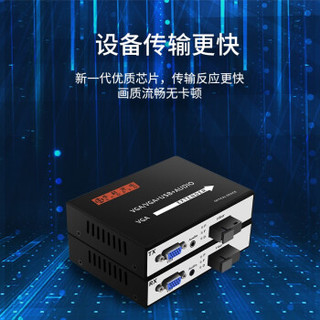 中科光电SCOPTO ZK-VGA+USB高清VGA视频光端机 VGA光纤延长器转光纤收发器SC口1对