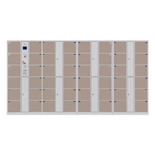 盛浪 超市电子存包柜商场寄存柜桑拿健身房储物柜 48门条形码