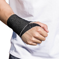 3M 运动护腕可调节绕指式固定扭伤防护男女士篮球羽毛球绷带护手腕护具