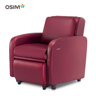 傲胜 OSIM OS-851天使3变 电动按摩椅家用全身多功能按摩沙发椅 红色
