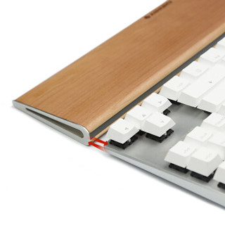 樱桃 CHERRY 机械键盘手托黑胡桃木枫木MX 8.0键盘掌托专用腕托 黑胡桃木