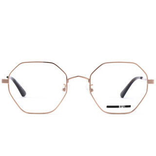 麦昆(McQ)眼镜框男 镜架 透明色镜片金色镜框MQ0230OA 002 54mm