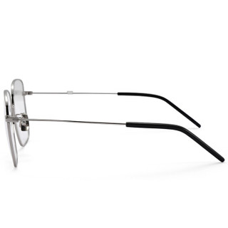 圣罗兰(SAINT LAURENT)眼镜框女 镜架 透明镜片银色镜框SL 314 004 54mm