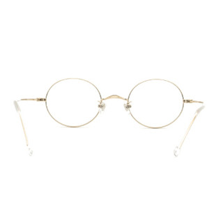 MASUNAGA增永眼镜男女复古手工全框眼镜架配镜近视光学镜架GMS-103+ #110 正金色