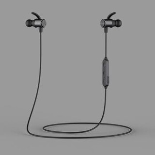 京造 无线运动蓝牙5.0耳机 霍尔磁吸开关 入耳式安卓苹果手机耳机 钢琴黑