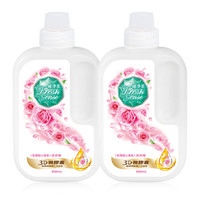 植净美 FreshSense玫瑰甜心香氛洗衣液-800ml 持久留香 深层洁净 2瓶装
