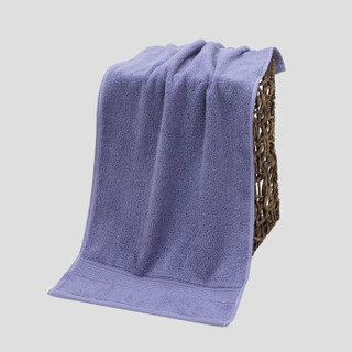 HOYO 浴巾毛巾礼盒套装  日本进口A类纯棉毛巾礼品毛巾浴巾3件套 紫色 长绒棉系列  2毛巾+1浴巾