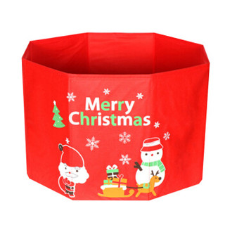爸爸妈妈（babamama）圣诞树盒 圣诞节装饰品圣诞树底座盒礼物收纳盒 大号通用 B9012