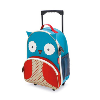 SKIP HOP可爱动物园小童行李箱儿童旅行拉杆箱轻便大容量-猫头鹰3岁或以上