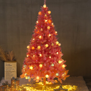 喜立（XiLi）粉色圣诞树套餐加密樱花渐变发光圣诞树节日礼物装饰品挂件 1.5米豪华套餐