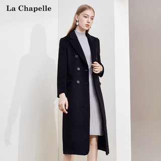 La Chapelle 拉夏贝尔 10018477 中长款羊毛混纺大衣 