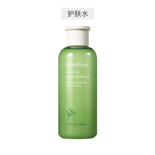 innisfree 悦诗风吟 绿茶精粹平衡保湿套装（水200ml+乳液160ml+面霜50ml+赠品小样）