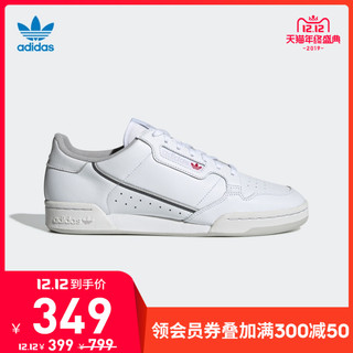 adidas 阿迪达斯 三叶草CONTINENTAL 80 男女经典运动板鞋 EE5342