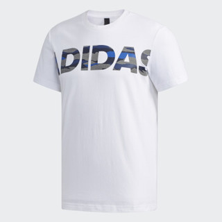 adidas 阿迪达斯 GFX T ADIDAS DZ1986 男款短袖T恤 白色 M