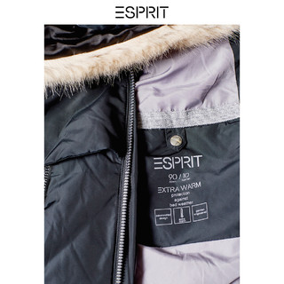 ESPRIT 埃斯普利特 108EE1G034 女士加厚高充绒超大毛领绒羽绒服